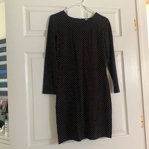 Old navy Black polkadotted dress size small